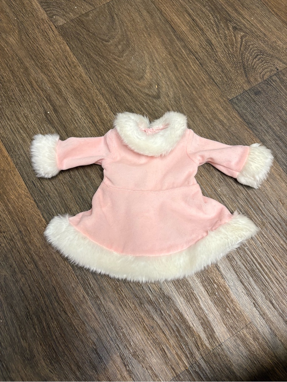 Pink Winter Doll dress for 18in dolls